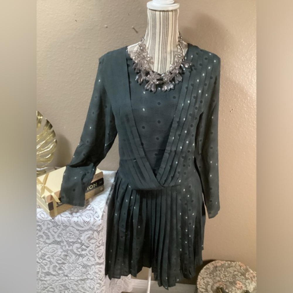 Skunkfunk Black polka dots Mini dress.
